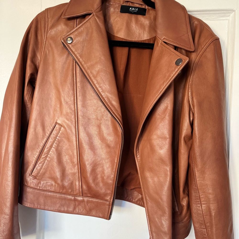 Able Leather Jacket. Beautiful jacket! Only worn once.